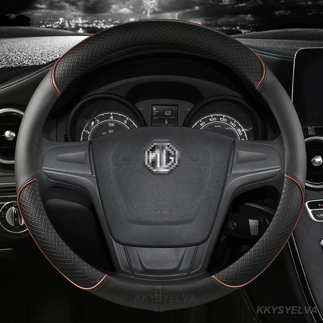 Coprivolante in Pelle Microfibra 38cm 15" Per MG 3 5 6 HS ZS EV MG3 3SW MG5 MG6 MG7 ZR EHS GT EZS Accessori Auto
