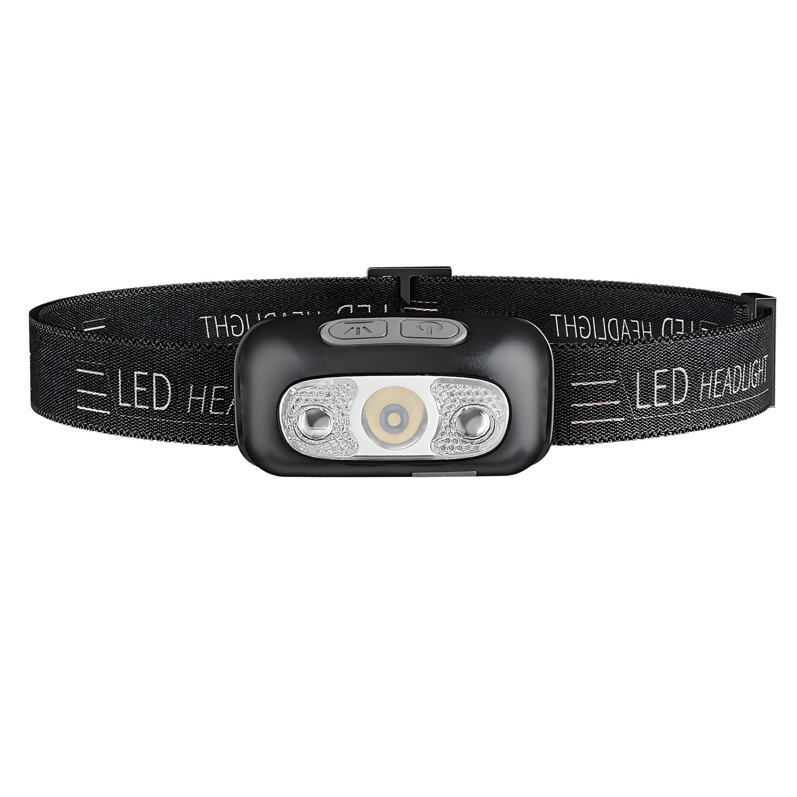 

Перезаряжаемый светодиодный налобный фонарь RACAYZEE для рыбалки с сенсором, 3 режима освещения, SOS, водонепроницаемый и регулируемый, идеально подходит для ночного отдыха на открытом воздухе и при отключениях электроэнергии (новый чёрный