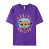 Sloth Serial Chiller Chill Your Life T Shirt Mens Cotton TShirts Harajuku Tshirt Mens Designer Clothes