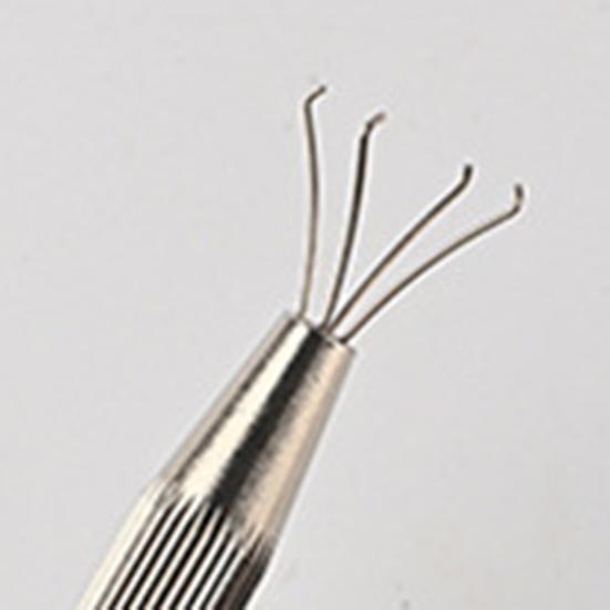 Gems Pick-up Tool Universal Ergonomic Metal Prong Holder Grabber Catcher for Jewels