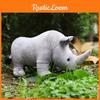 Realistic Rhino Plush Toy For Boys Animal Zoo Stuffed Doll Birthday Gift For Kids Soft And Cuddly