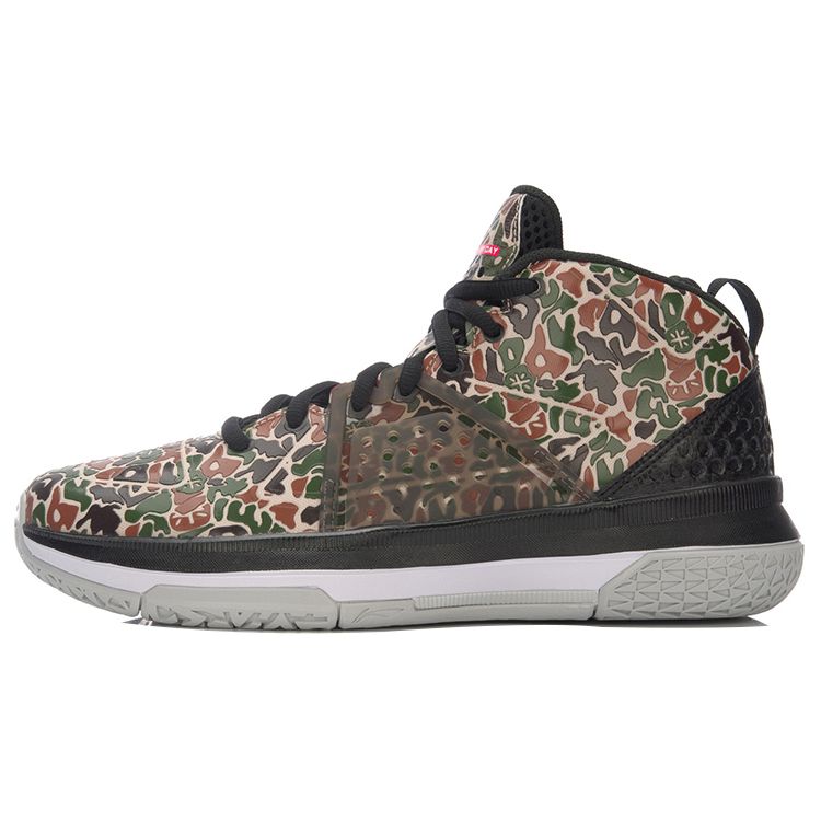 

Li Ning Wade Way Mid Basketball Shoes Unisex Sneakers Green Camouflage ABAM003-2 45⅔