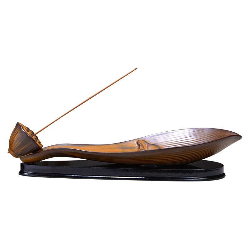 

Purple Clay Incense Stick Holder Retro Lotus Ceramic Burner Ornament Aromatherapy Censer Home Decor Zen Meditation Decoration светло-серый