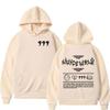 Dámská mikina s kapucí a potiskem písmen ve stylu Juice WRLD Streetwear Ležérní dlouhý rukáv Pulovr