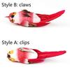1Pcs/box Simulation Bird Feather Parrot Home Shopping Mall Venue Decoration Prop Pendant Decoration Garden Decoration Bird