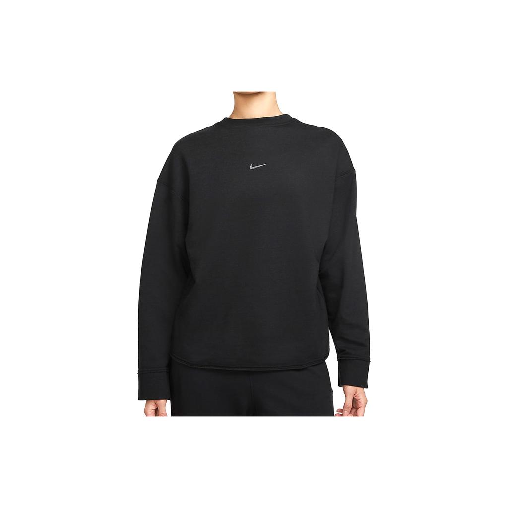 Nike Yoga Luxe Rundhals Pullover Sweatshirt Damen Oberteile Schwarz DM6976-010
