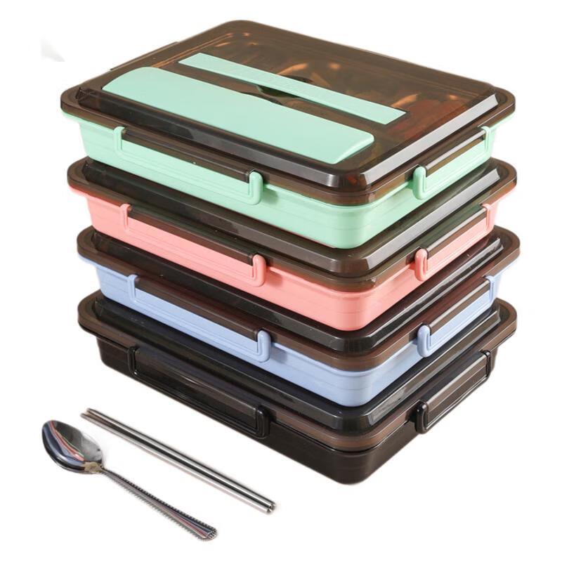 ShengJia 304 Stainless Steel 5-Compartment Leak-Proof Lunch Box