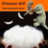 An Indestructible And Dinosaur, A Dog Toy Suitable For Aggressive Chewers, And A Squeaky Plush Dog Toy