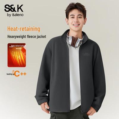 Baleno Men's S&K Series Fleece Cardigan Jacket