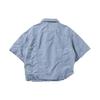 Levis Solid Color Square Neck Short Sleeve Shirt Men shirts Blue 17487-0002