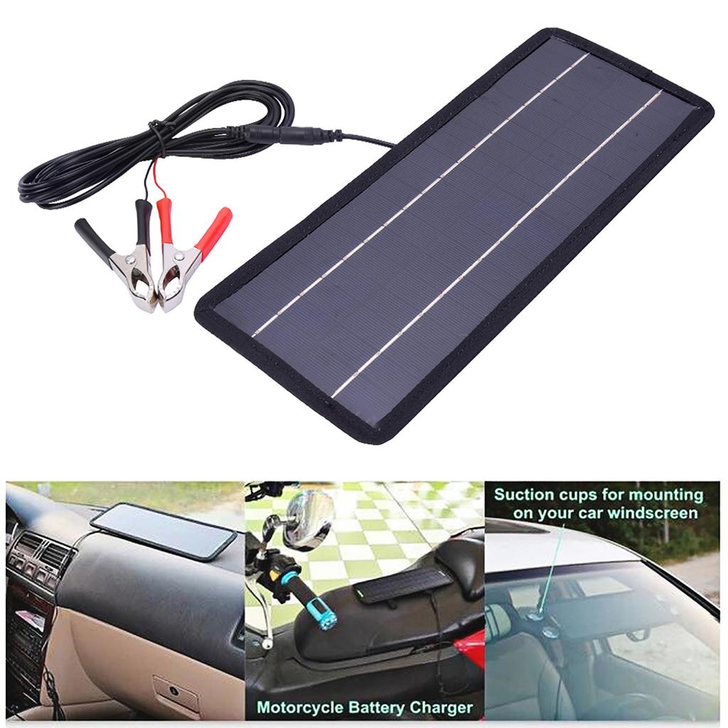 High Conversion Rate 4.5W Solar Car Storage Battery Charger Core Panel Can 12V To 5V