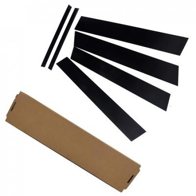Black Pillar Posts 6pc Set Door Trim Cover Window Kit for Honda Civic 2006-11