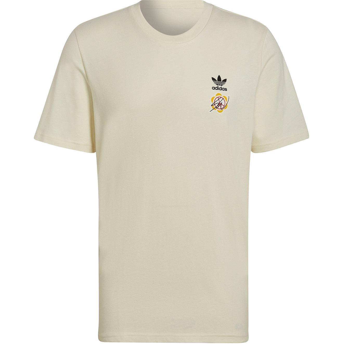 adidas x Sean Wotherspoon x Hot Wheels T-Shirt Cream White Men s HT6582 XS