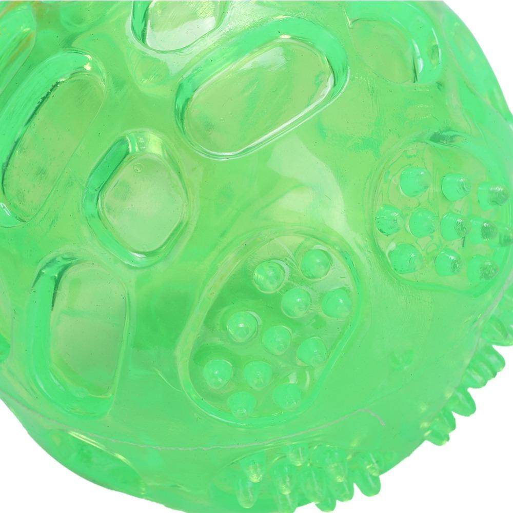 3Pcs Bite Tough Dog Chew Ball Multi Color Elastic Pet Ball Pet Teething Toy  Indoor Play