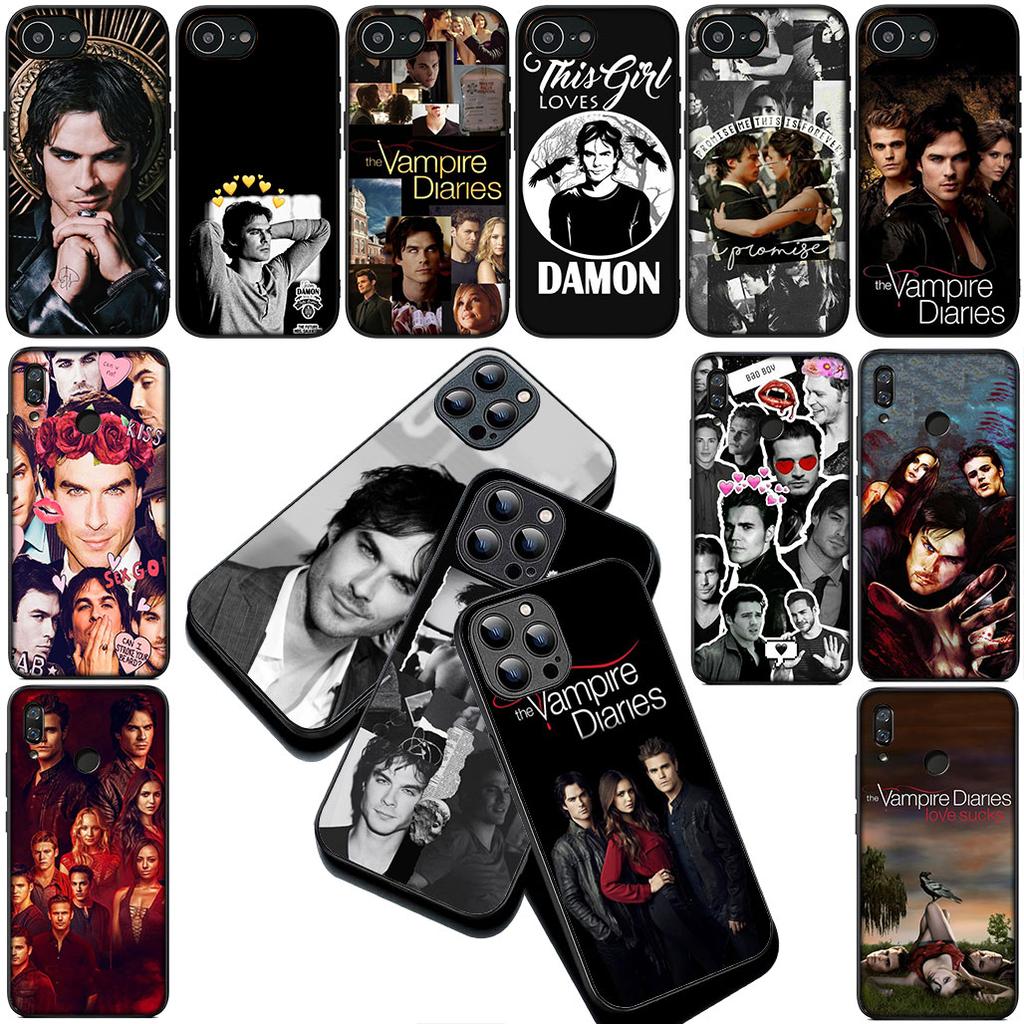 the Vampires Poster Diaries Cover for Apple iPhone 16 14 15 Plus 11 Pro Max 16E ProMax + 15Plus 16+ 14+ Coque Phone Case