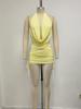 2026 High-End Europäisches und Amerikanisches Damen Sommer Neckholder Bodycon Rückenfreies Kleid
