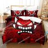 3D Game Geometry Dash Comfortable Duvet Quilt Cover Pillowcase Bedding Set Children Bedroom Decoration Home Textile