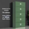 Miling Thickened Green Steel Office File Cabinet