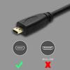 0.3m/1m/1.8m High Clarity To Micro HDMI-compatible 1080P Mini Male Converter Cable Cord