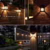 Solar LED Wall Light Outdoor Motion Sensor Light with 3 Modes Waterproof for Patio Deck Porch Barn Garage Safety Lighting Lamp