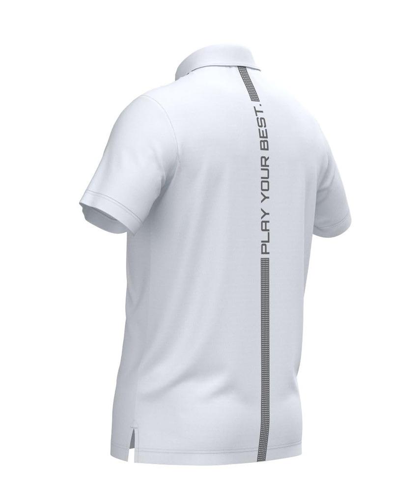 Ping Apparel Men's Short Sleeve Polo Shirt (UV Protection & Evaporative Cooling) / Golf / 621-4260811 030_White, Size 3L