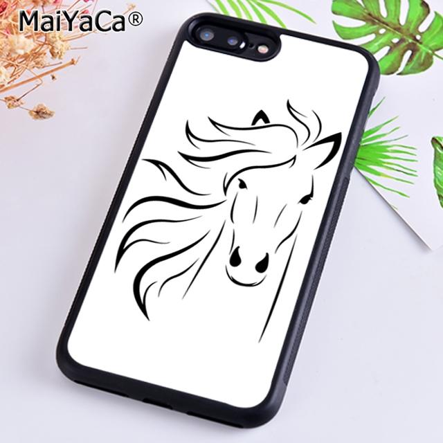 

MaiYaCa Horse Pony Horse Heartbeat Phone Case For iPhone 17 Air 16 15 14 plus 11 12 13 Pro Max coque Cover Shell iPhone 11pro max