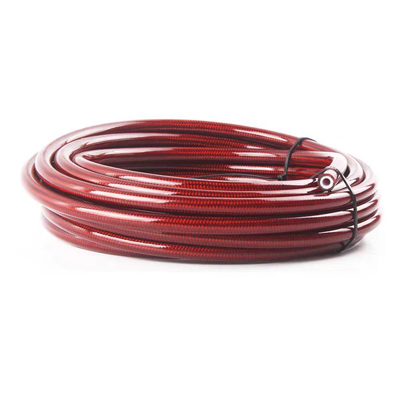 PTFE Brake Hose Braided Stainless Steel Motorcycle Brake Oil Line AN3 Universal For Motorbike Modified