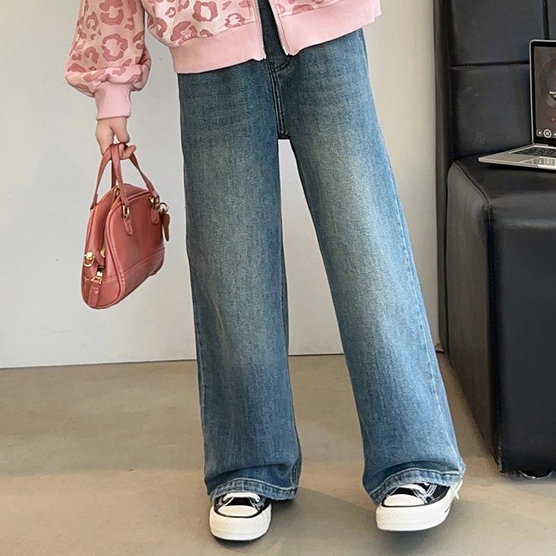 Big Girls' Stylish Leopard Print Cardigan Hoodie - Spring/Autumn 2025