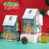 Christmas Treat Boxes Candy Gingerbread House Mini Christmas Party Favor Box Gift Container for Xmas Party Cookie Gift Packaging