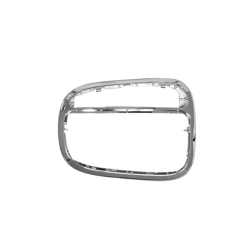 Compatible Mercedes-Benz C-Class W203 Gear Shift Lever Decor Ring - Silver Electroplated.