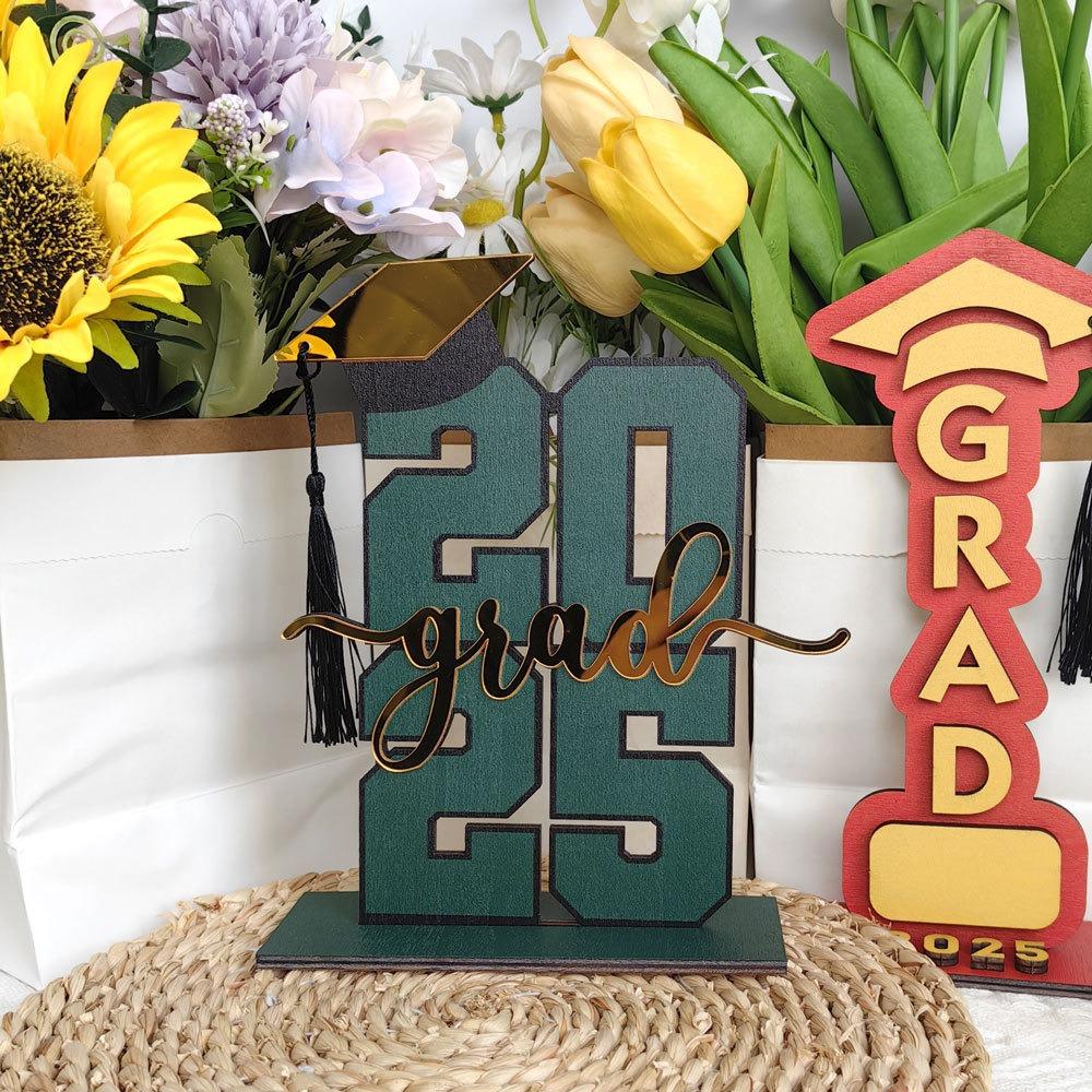 Festival 2025 Graduation Sign Handmade Graduation Desktop Decoration  Graduation Season