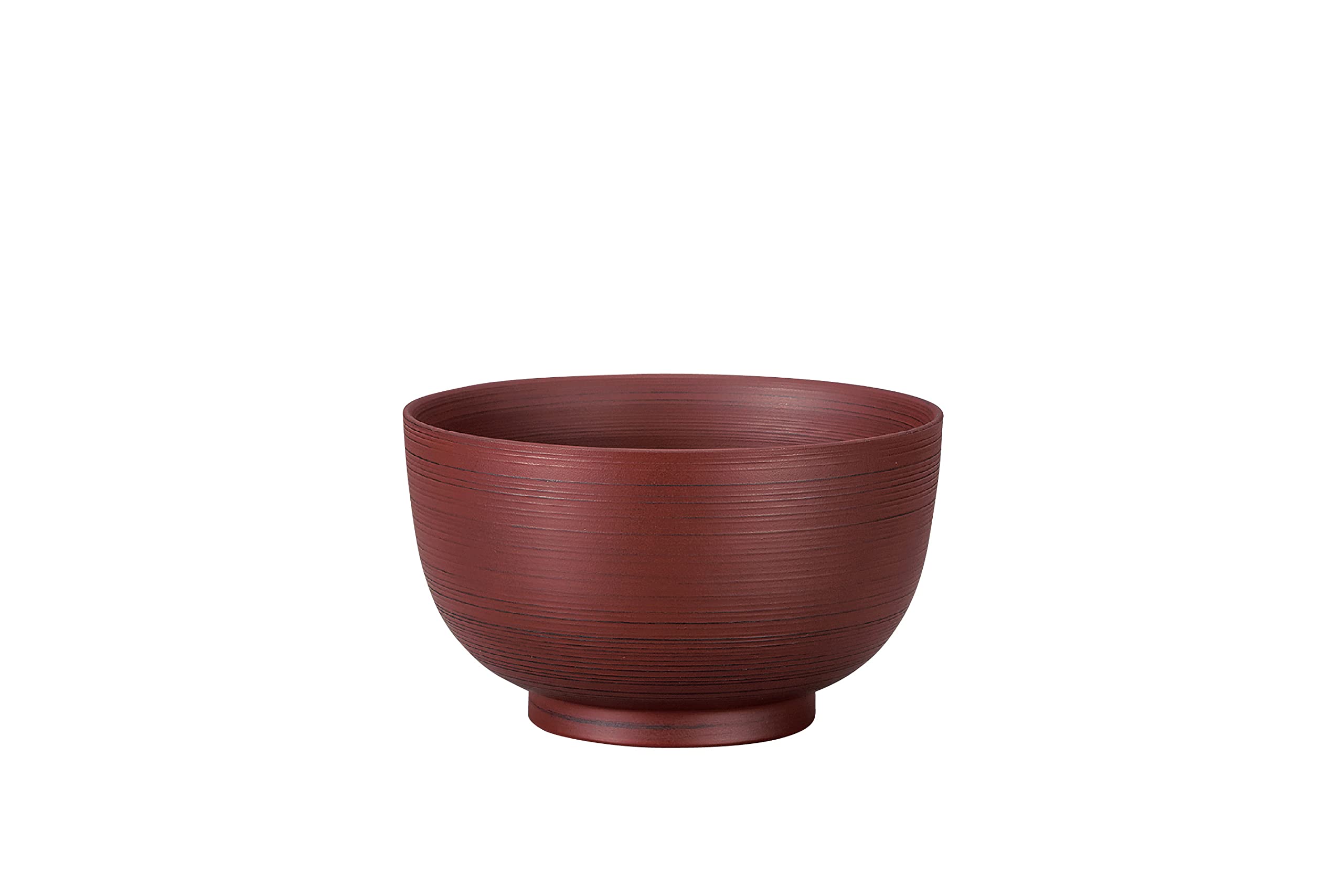Tatsumiya Brushstroke Large Soup 55841 ONE S Bowl, Vermilion, Size Approx. 13.4 H7.8