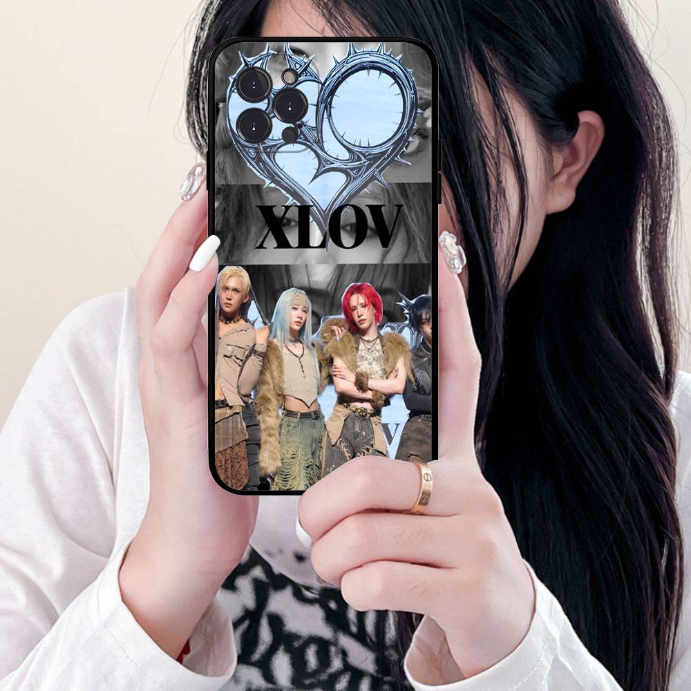 Popular Logo X-XLOV Phone Case For IPhone 16 Pro Max 15 17 Plus 14 13 12 Mini 11 Black Cover iPhone 17 Air