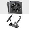 360 Degree Pivoting Multi Purpose Fan Mount Desk Fan Stand Mount for 120mm 140mm PC Computer Fans