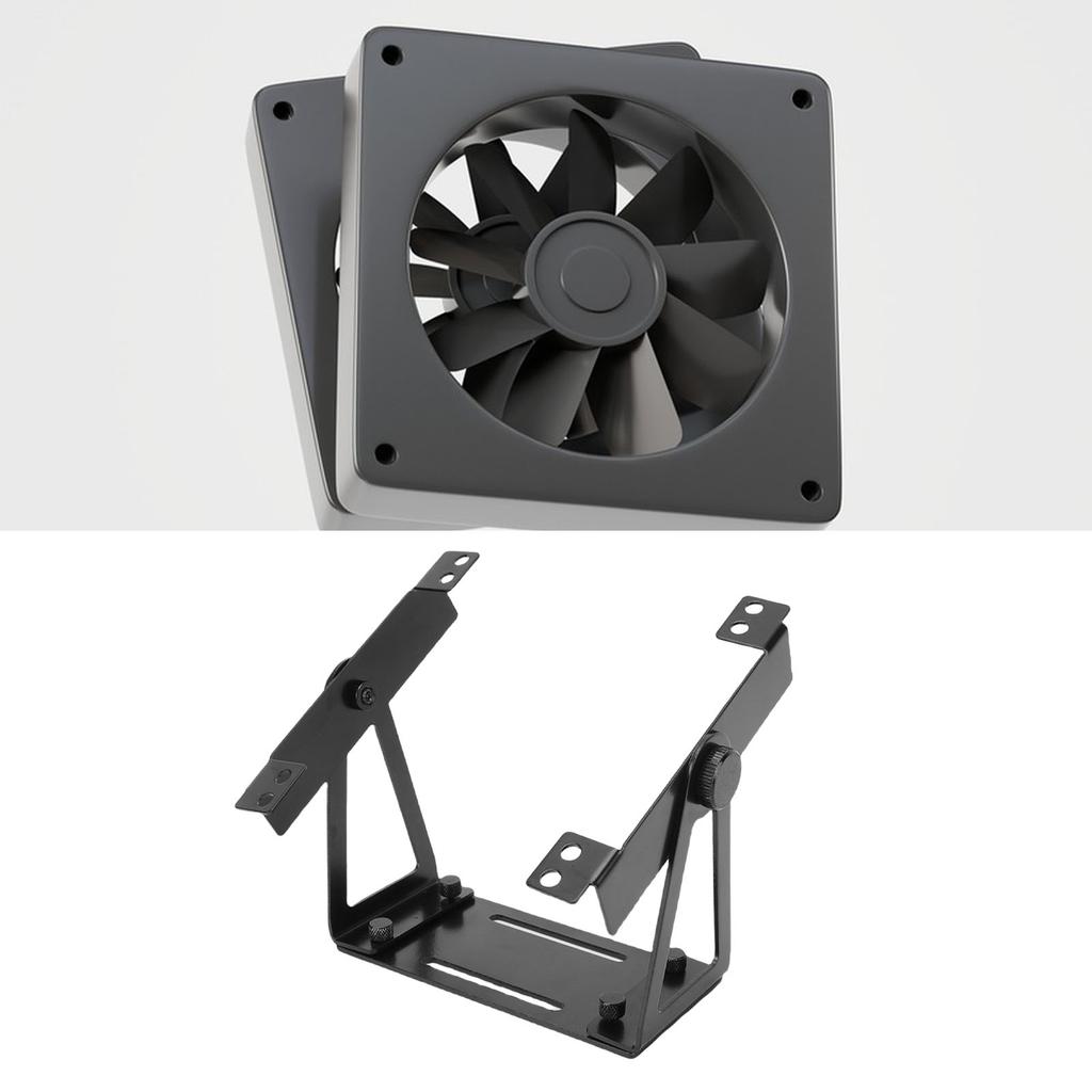 360 Degree Pivoting Multi Purpose Fan Mount Desk Fan Stand Mount for 120mm 140mm PC Computer Fans