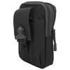 Molle Pouch EDC Belt Waist Bag Outdoor Multipurpose Military Waist Pack with Cell Phone HolderBlack