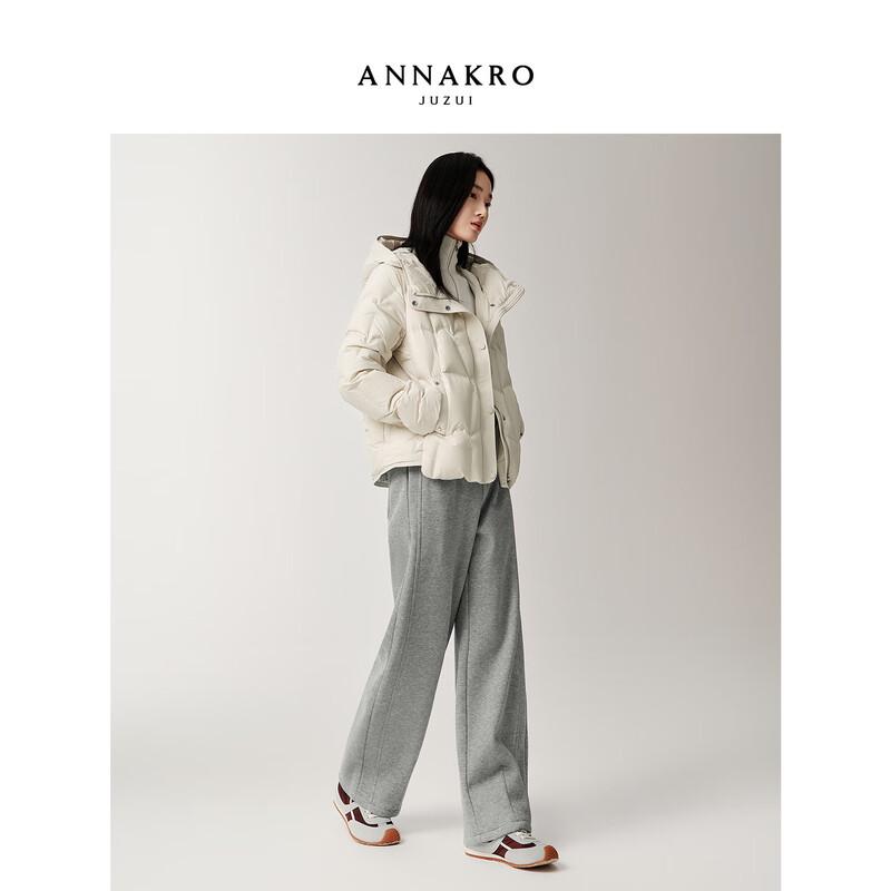 Women's Casual Hooded Short Goose Down Puffer Jacket