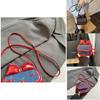 Girl Summer Mini Pu Wallet With Embroidered Fruit Pattern For Daily Use