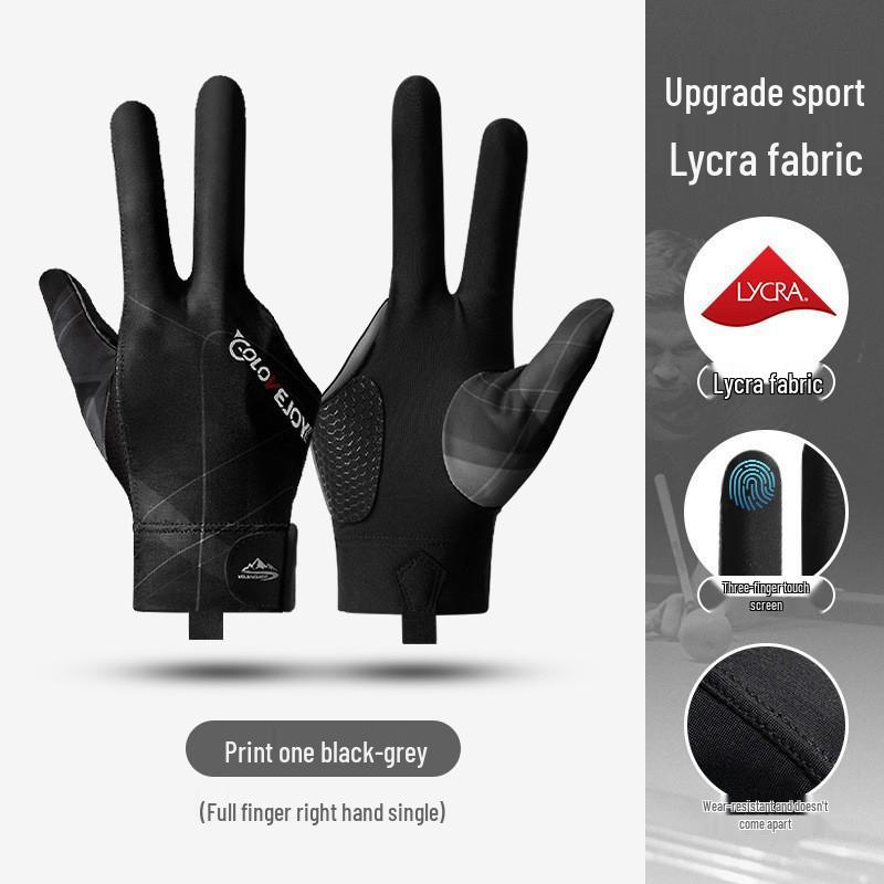 

GOLOVEJOY Three-Finger Non-Slip Breathable Table Tennis Snooker Gloves for Men & Women