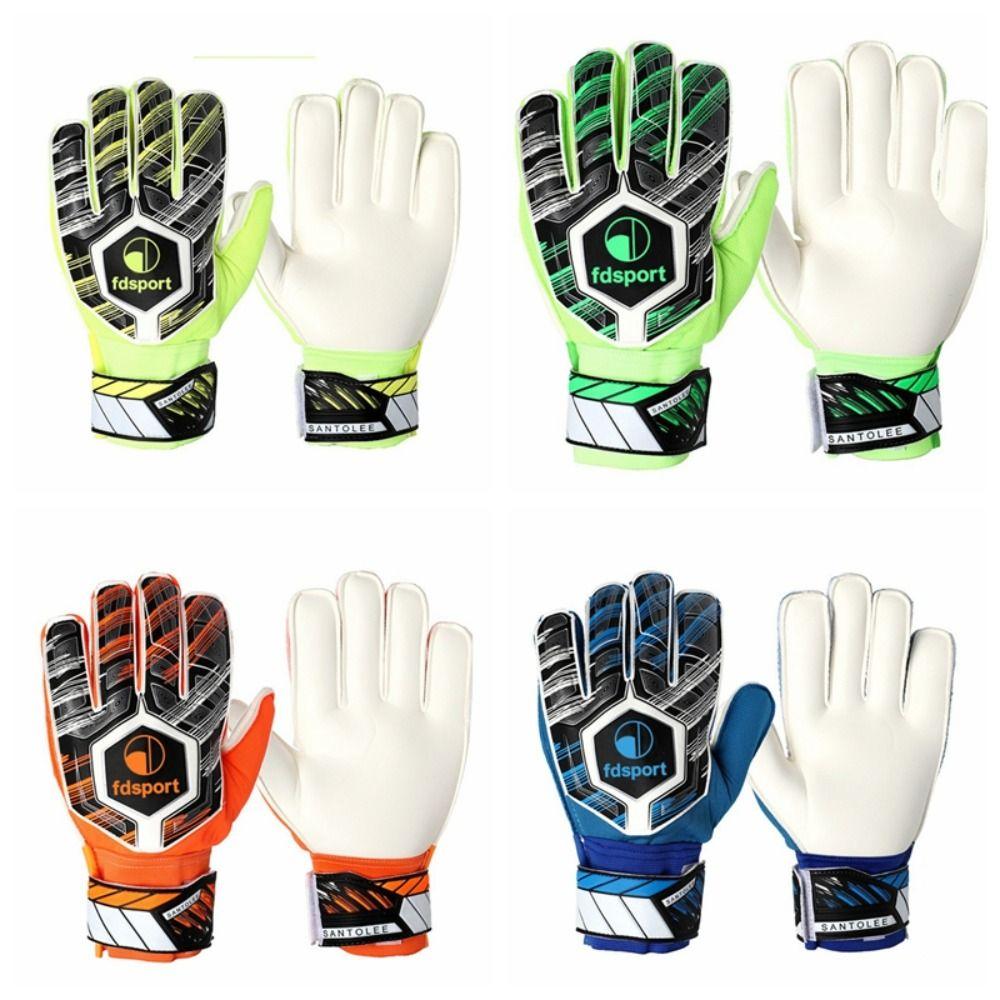 

1 Pair Latex Game Goalkeeper Gloves Non-Slip Soccer Goalie Gloves Outdoor Sports 9#