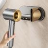 Magnetic Holder for Hair Dryer Nozzles Drill-Free Plastic Mount Universal Fit