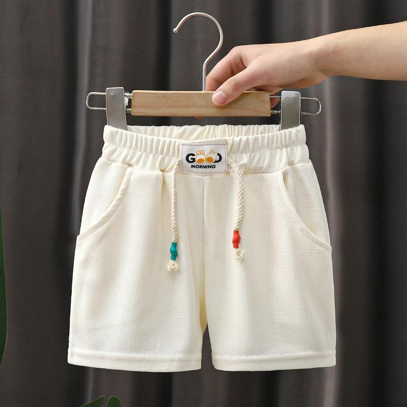 Summer Boys Shorts Candy Color Beach Shorts for Kids Casual Elastic Waist Children Short Pants Sport Clothing Outwear