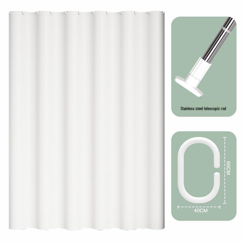 Luxury Eco-Friendly Waterproof & Mildew-Resistant Shower Curtain