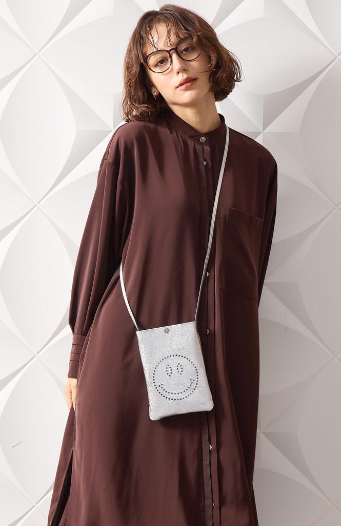 [Salon de Alphard] Smartphone-Umhängetasche, Smartphone-Tasche, Damen, Echtes Leder, Leicht, Crossbody, Designer, Süß, Stilvoll, Funkelnd,