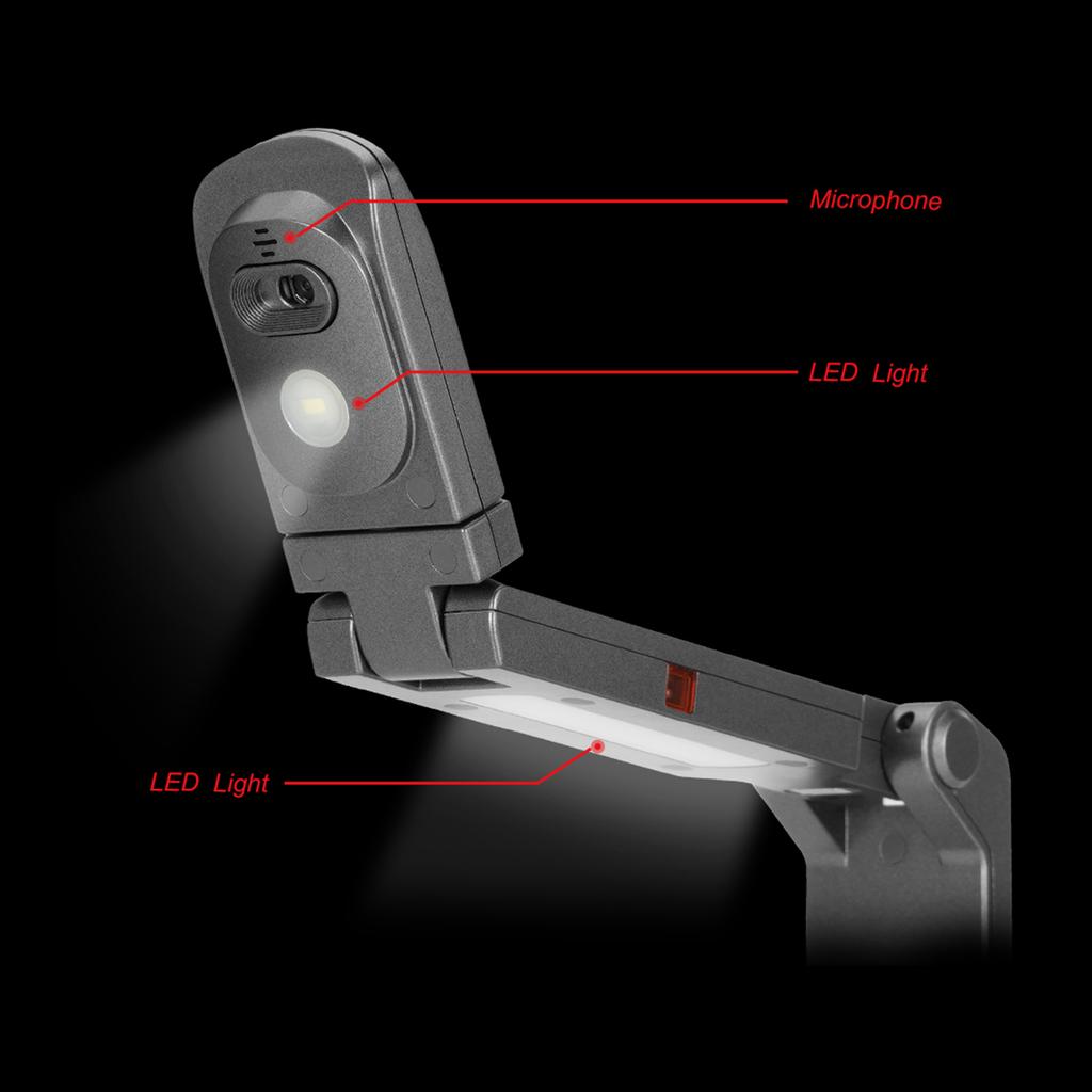 JOYUSING V500S USB 2 in 1 Document Camera & Book Scanner Webcam with Auto Focus 8 Mega pixel High Definition Max.