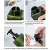 Square Liquid Soap Dispenser Plastic Shampoo Press Empty Bottles New Storage Bottles