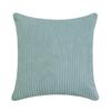 Supersoft Corduroy Cushion Cover Solid Striped Throw Pillow Covers Decorative Pillow Case for Sofa Bed Living Room Decoration