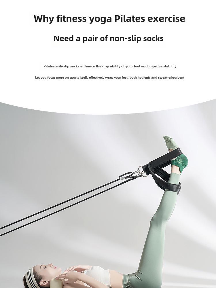 Gradient Dotted Non-Slip Mesh Yoga Socks - Women's Backless Five-Finger Split-Toe for Spring and Summer