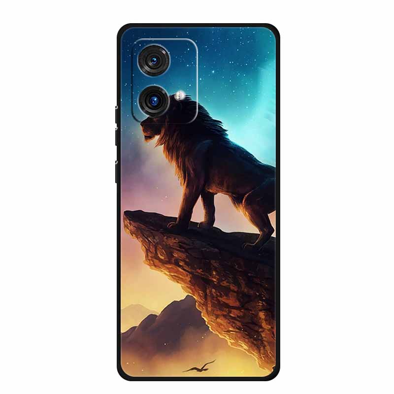 For Motorola Moto G84 G54 5G Case Fashion TPU Soft Silicone Cover Phone Cases for Moto G54 MotoG84 2023 Original New Tiger Capa