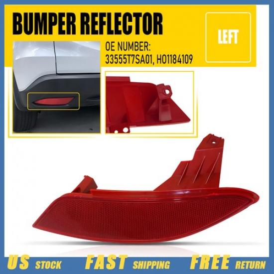 

Rear Driver Side Bumper Reflector Set For 2016- Honda HR-V HO1184109 EXV